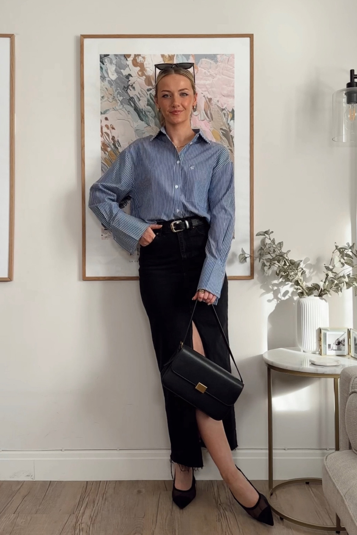 from my lipsync video: outfit 4
denim skirt: size 6 (only a couple of sizes left and it’s on sale!!)
shirt: 4th & Reckless, similar linked 
bag: shop the curated
Slingbacks: h&m 2 years ago - lots of similar ones linked!

#LTKuk #LTKFashionMonth