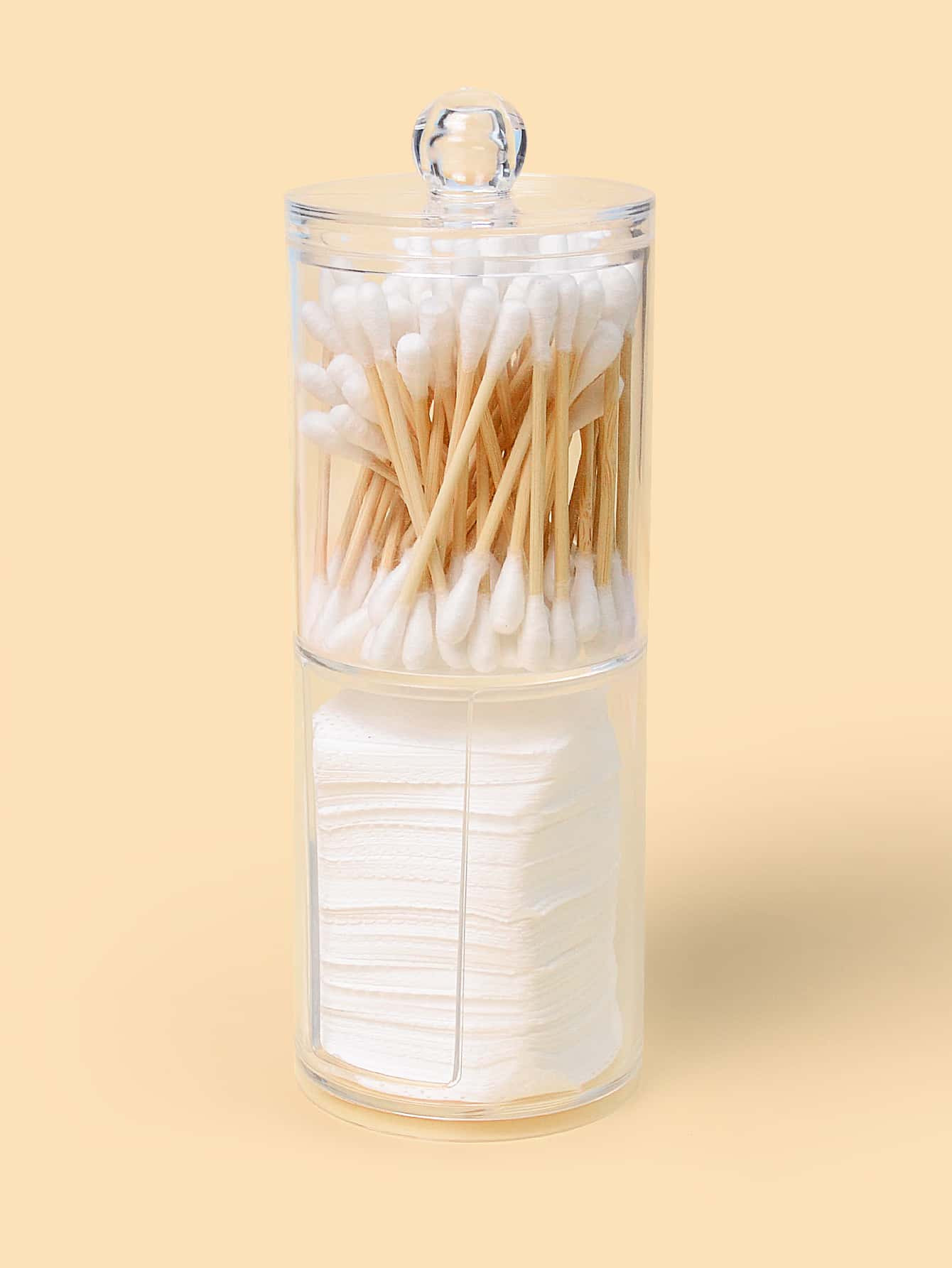 1 Stück Wattestäbchen Box, runder Aufbewahrungs Organizer für Wattepads | SHEIN