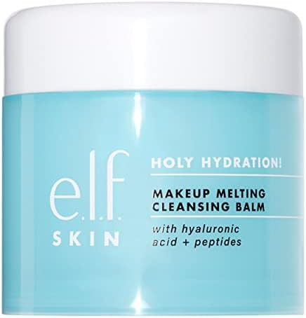 e.l.f. Holy Hydration! Makeup Melting Cleansing Balm, Face Cleanser & Makeup Remover, Infused wit... | Amazon (US)