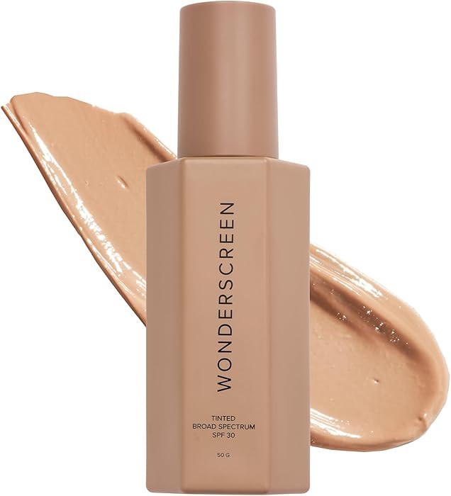DIME Beauty Tinted Glow Wonderscreen SPF 30 - Mineral Tinted Moisturizer for Face with 19% Zinc O... | Amazon (US)