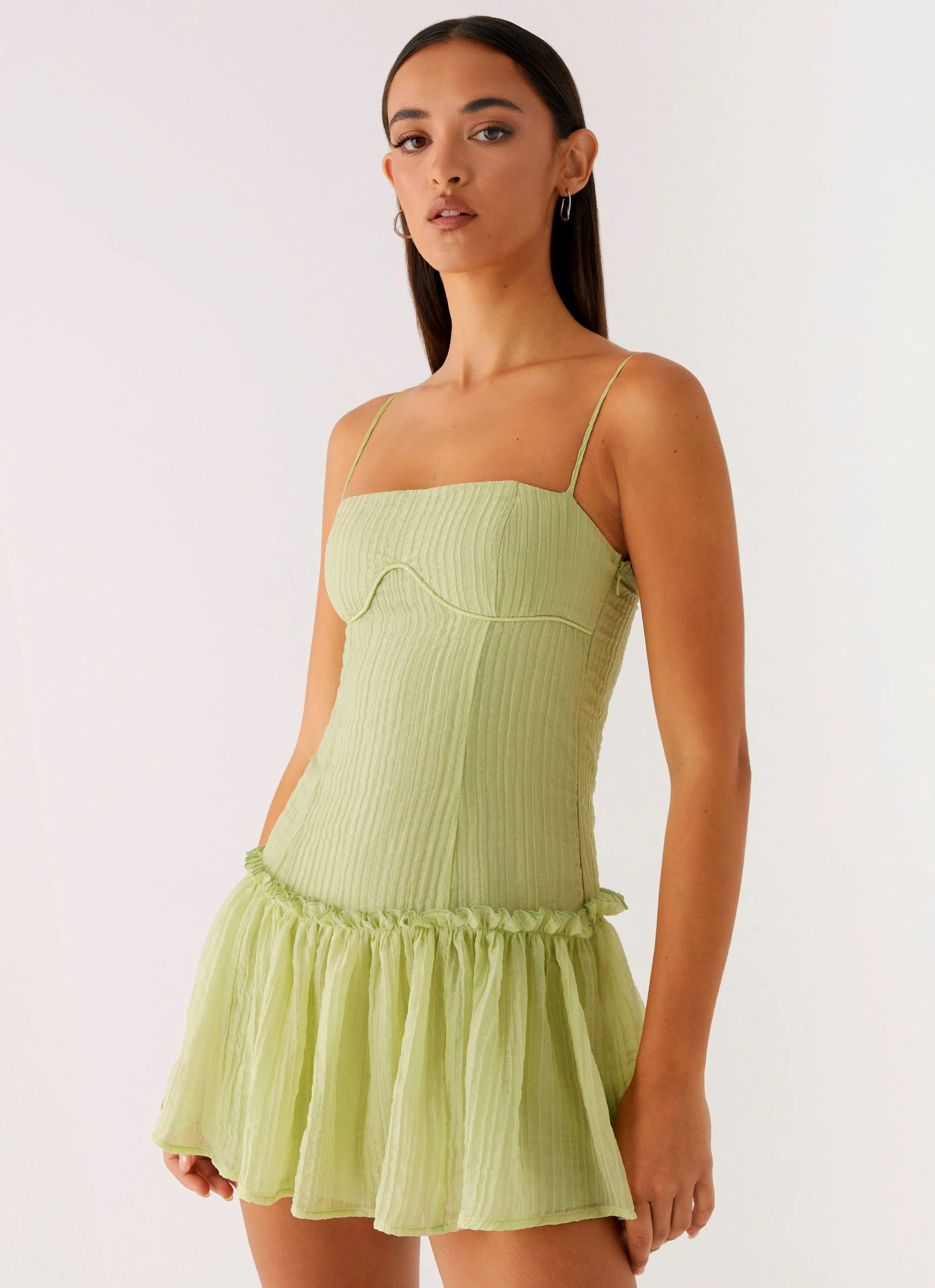 Bambini Mini Dress - Green | Peppermayo (Global)
