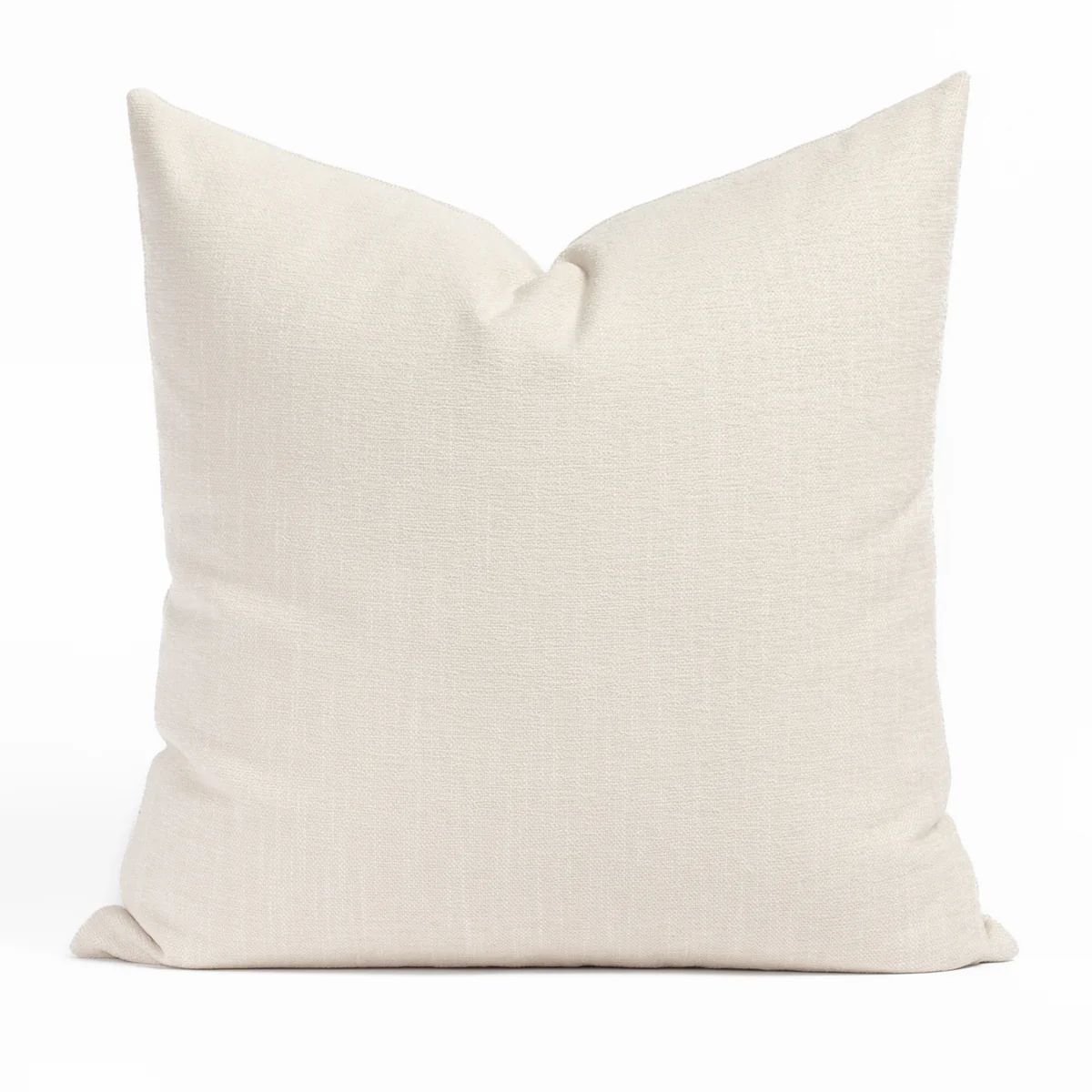 Parker 22x22 Indoor/Outdoor Pillow, Parchment | Tonic Living
