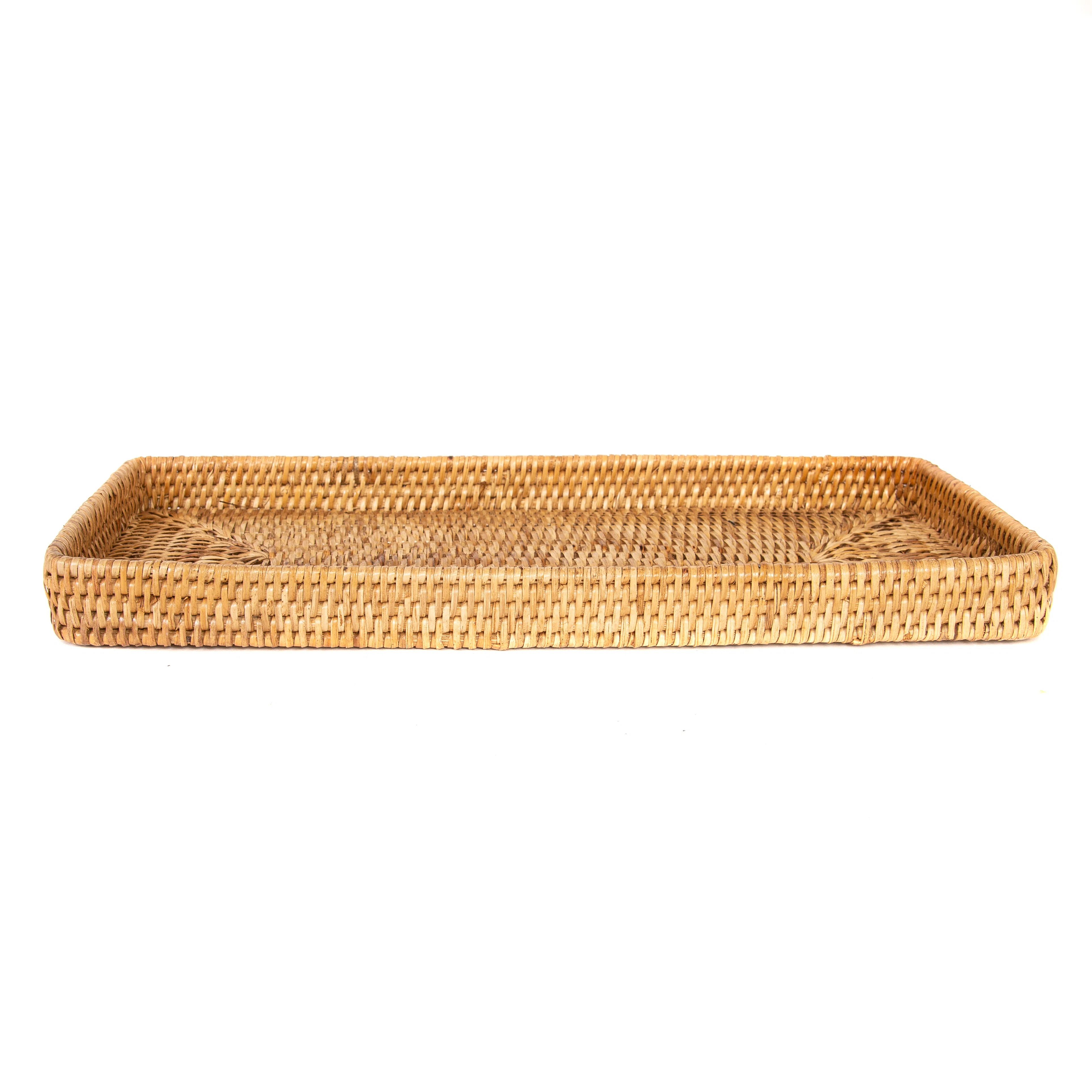 Artifacts Rattan Rectangular Flat Tray | Wayfair North America