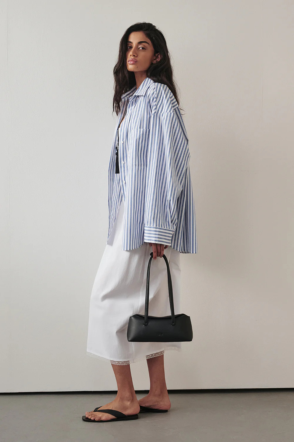 TALISE BLUE STRIPE SHIRT | DISSH