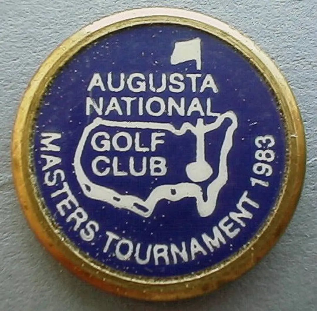 Vintage Golf Ball Marker for the 1983 Masters Augusta Golf - Etsy | Etsy (US)