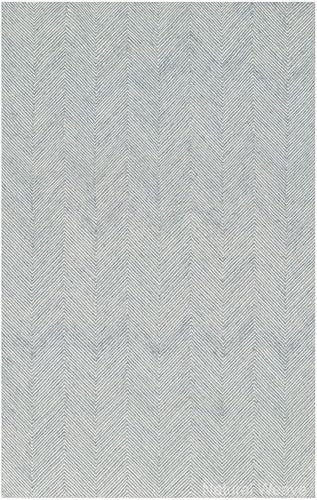 Handcrafted Modern Herringbone Chevron Wool Area Rug – Soft & Durable Wool Carpet for Living Ro... | Amazon (US)