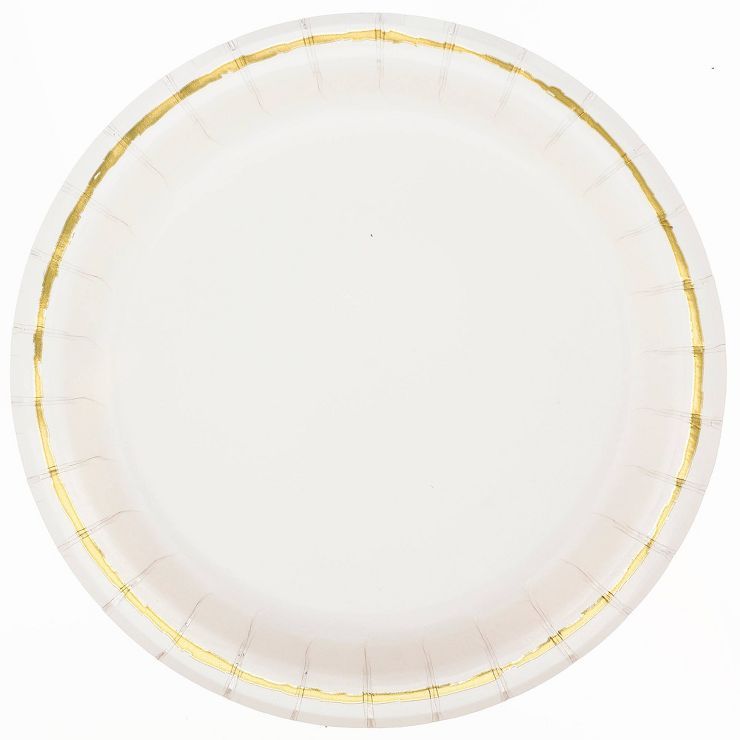 20ct Dinner Paper Plates Off-White - Spritz™ | Target
