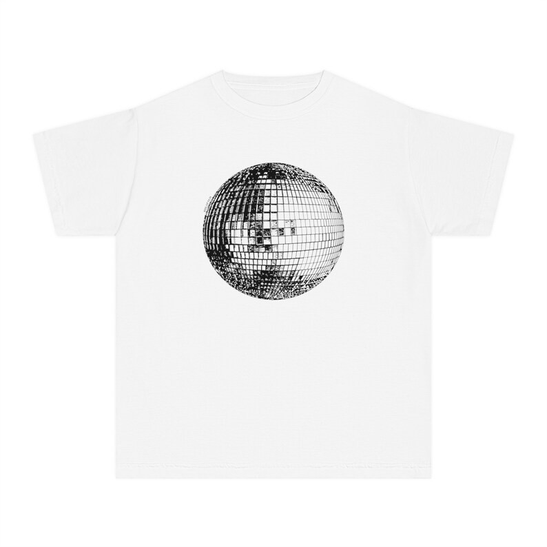 Disco Ball Baby Tee Mirror Ball Tee Women's Fitted Tee - Etsy | Etsy (US)