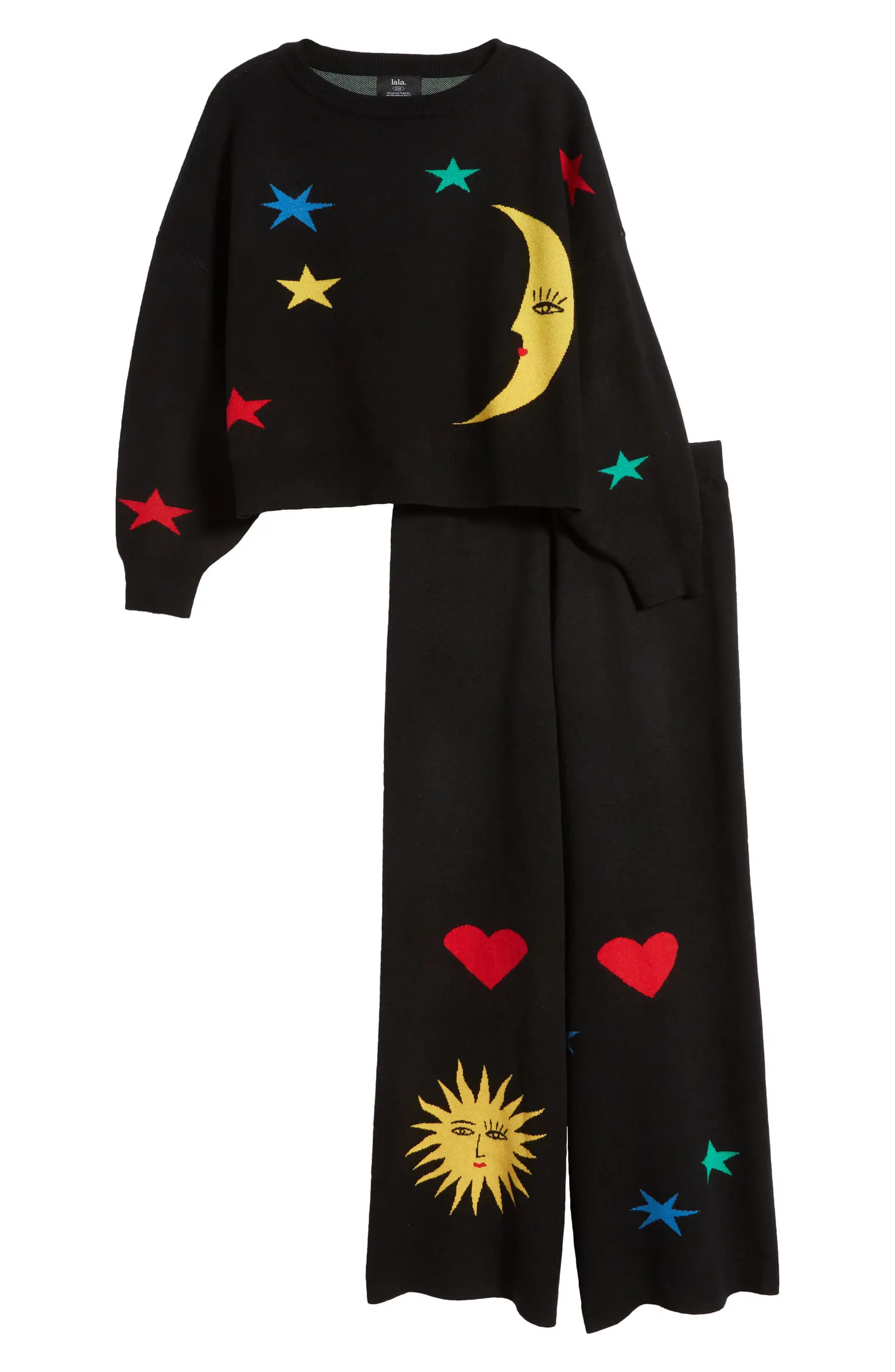 Dressed in Lala Celestial Knit Long Sleeve Sweater & Pants Set | Nordstrom | Nordstrom