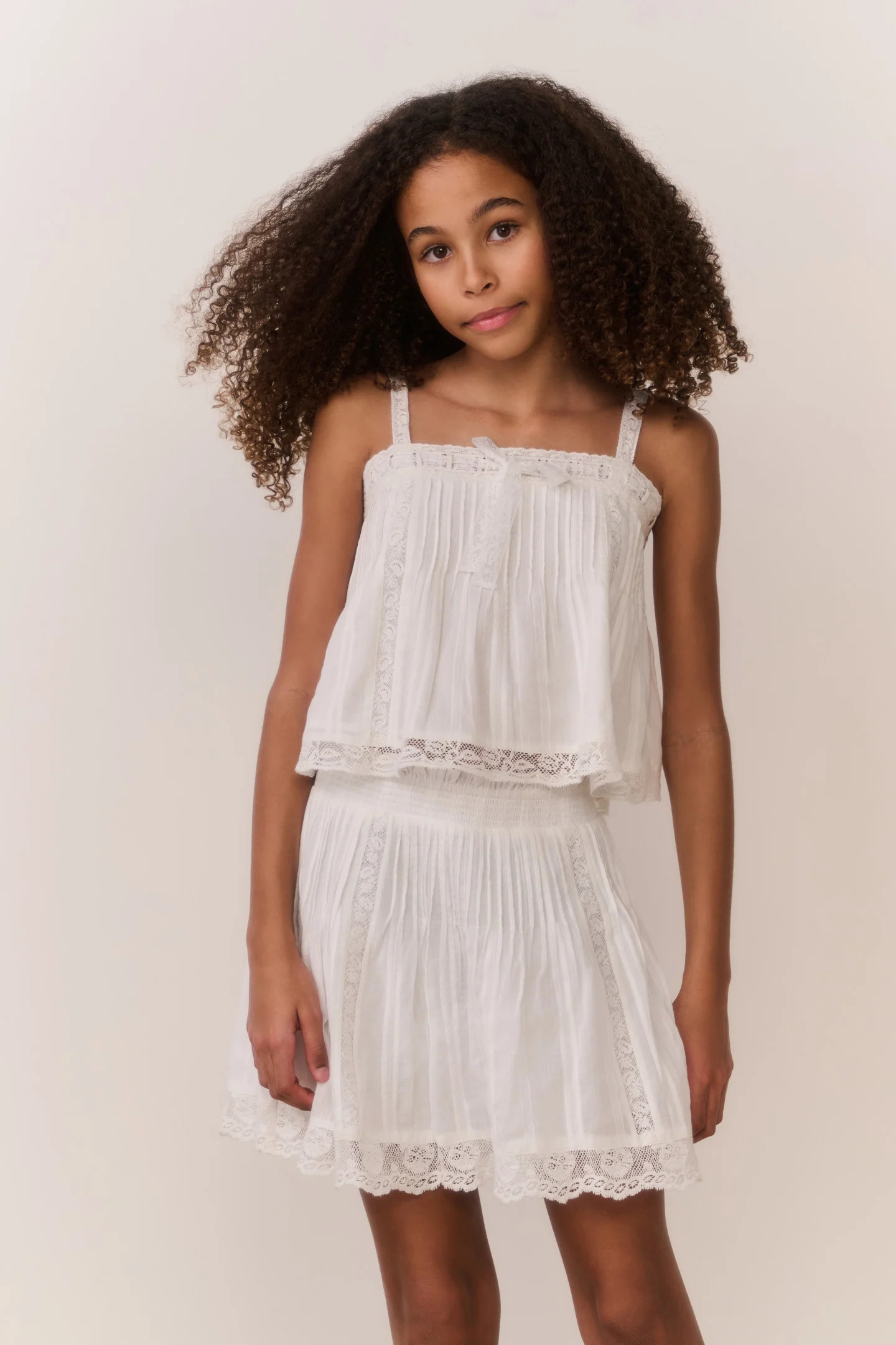 Tween Solena Cotton Skirt | LoveShackFancy