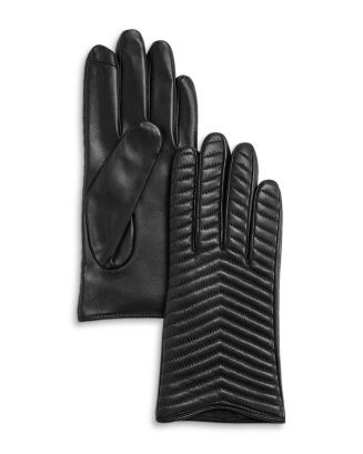 Quilted Leather Tech Gloves - Exclusive | Bloomingdale's (US)