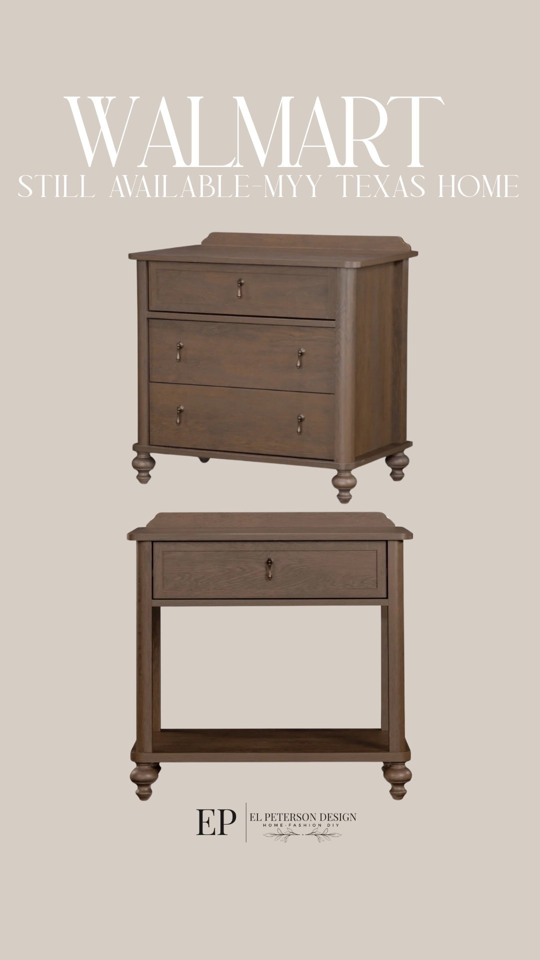 Walmart
Still available 
Nightstand
Accent table

#LTKHome