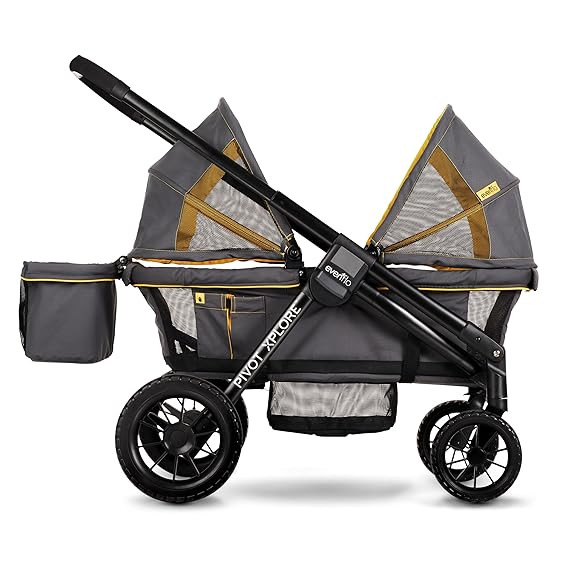 Evenflo Pivot Xplore All-Terrain Stroller Wagon , Adventurer , 45x27x39 Inch (Pack of 1) | Amazon (US)