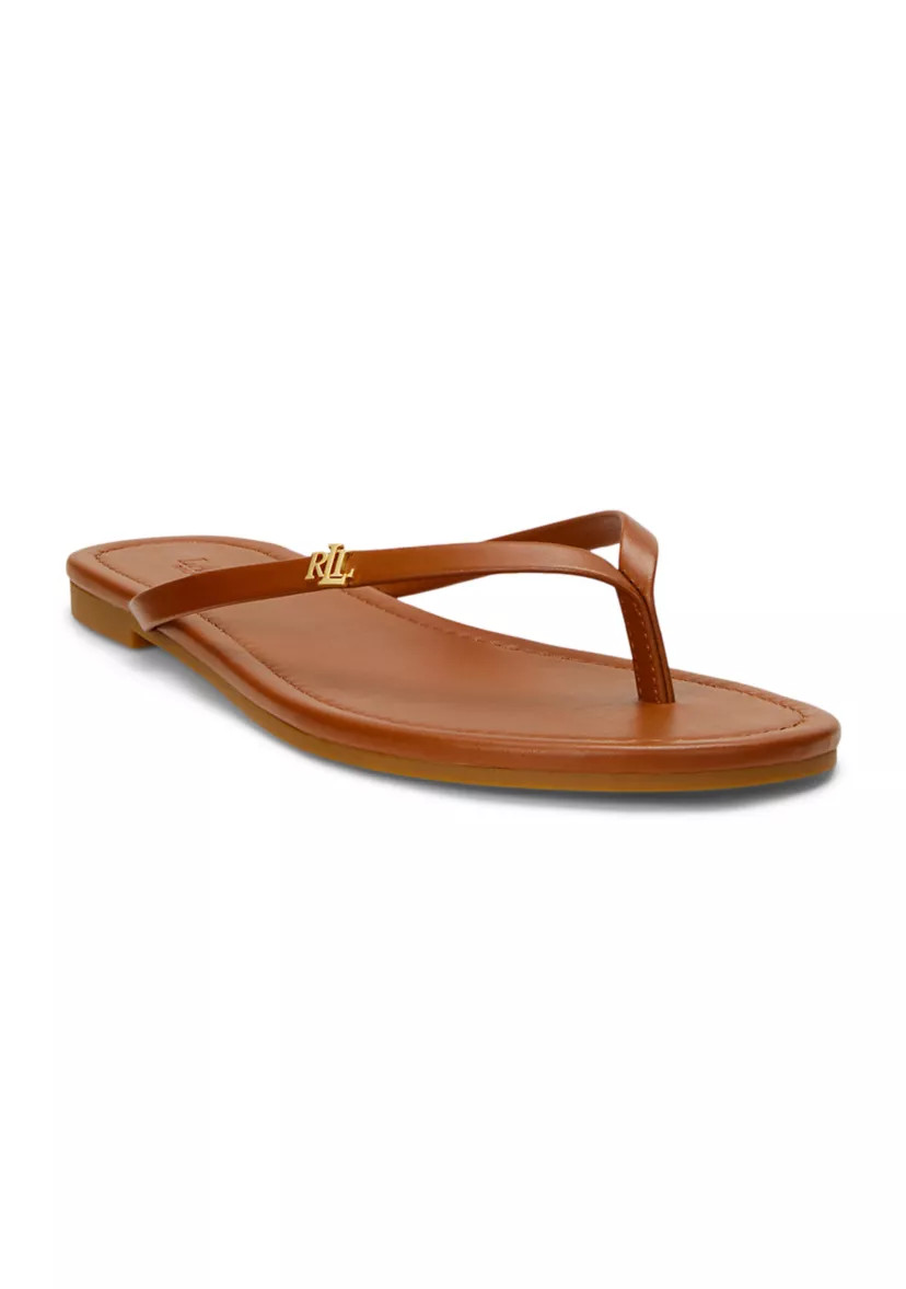Raquel Leather Flip-Flops | Belk