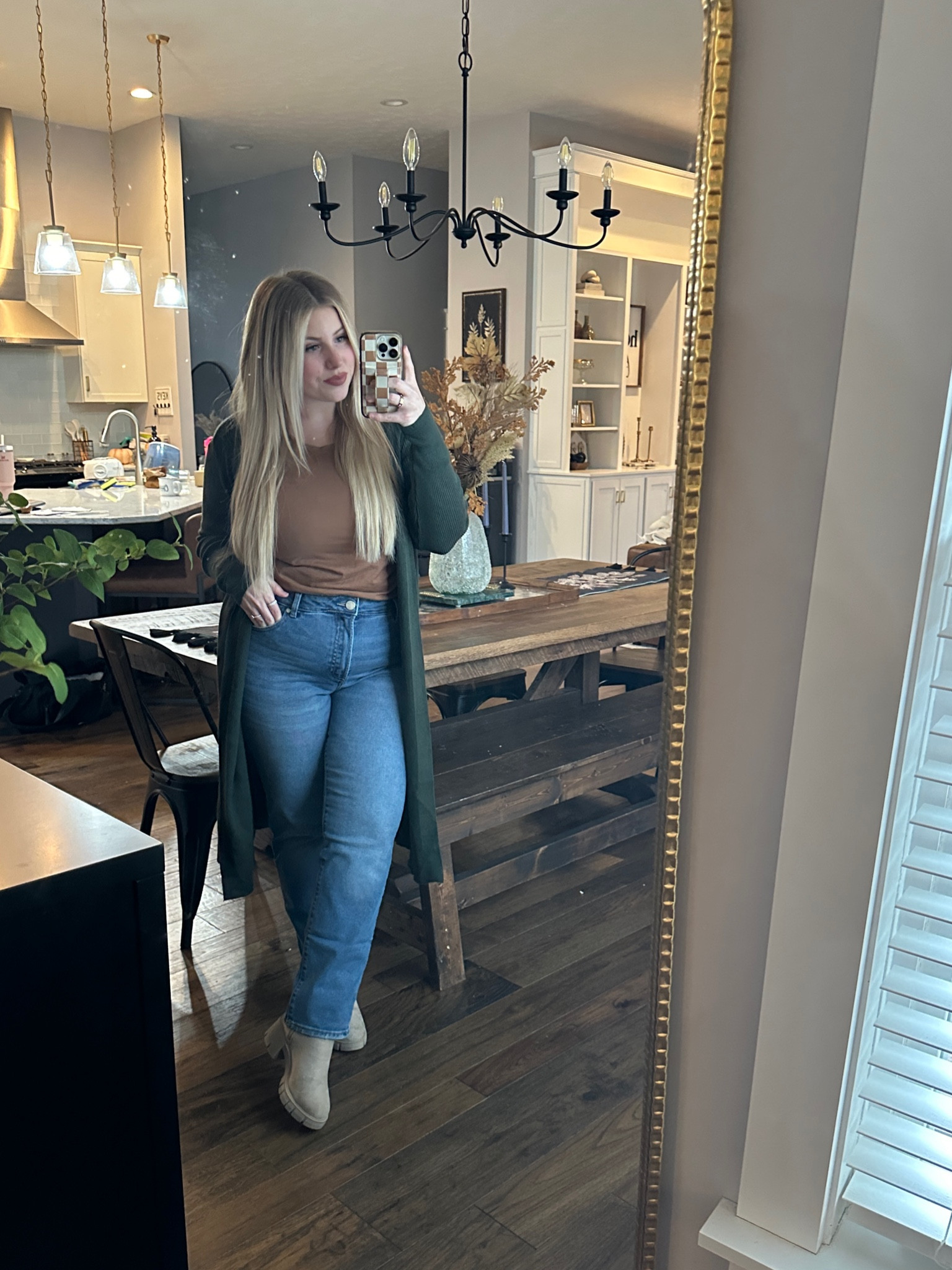 Fall causal outfit size 13 jeans size large top size large cardigan 

Walmart fashion Walmart jeans Walmart cardigan midsize fashion 

#LTKSeasonal #LTKmidsize #LTKstyletip