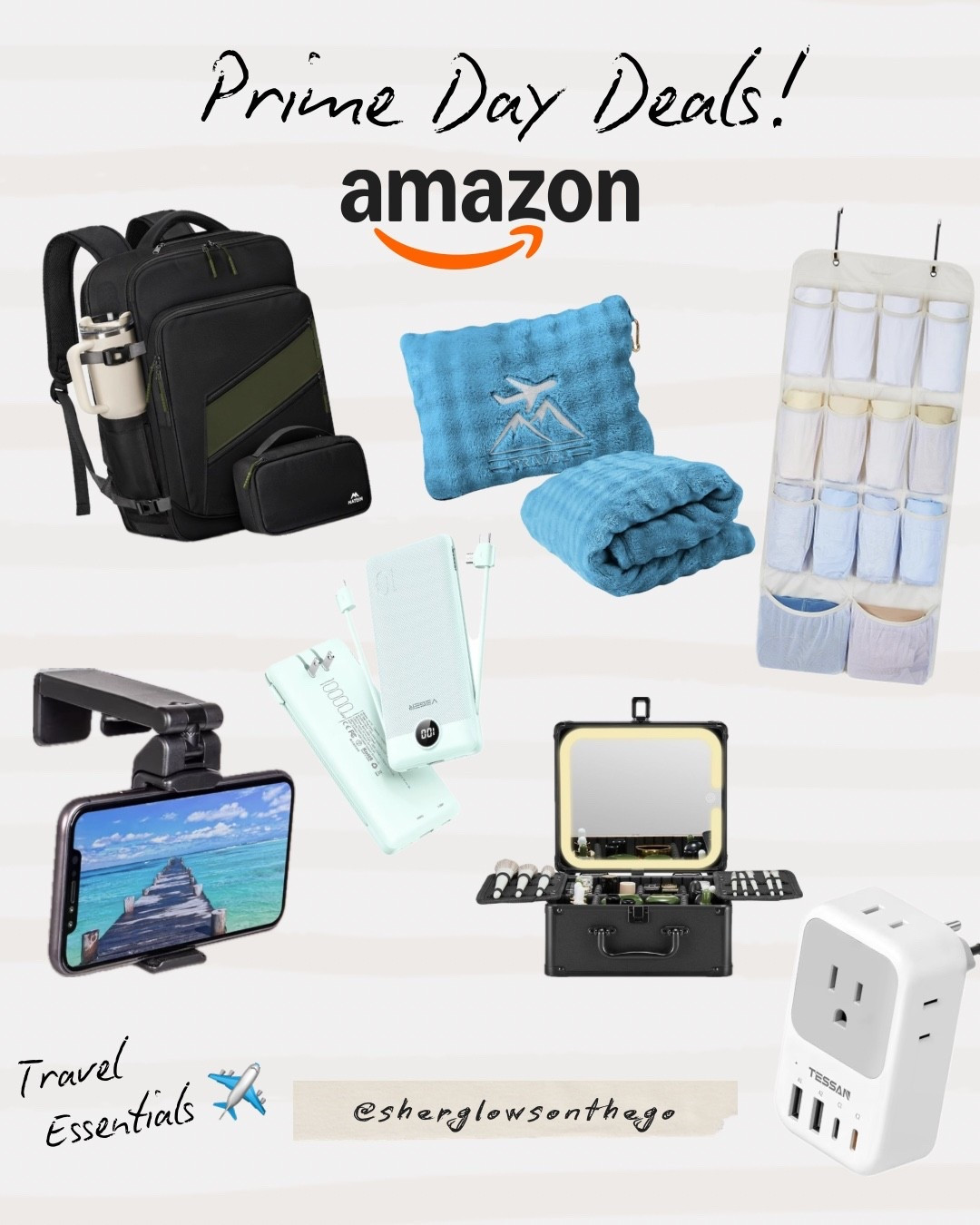 Early Amazon Prime Day Deals on Travel Essentials! Luggage, packing cubes, organizers, makeup bags, portable chargers, outlets & more!

#LTKSaleAlert #LTKTravel #LTKActive