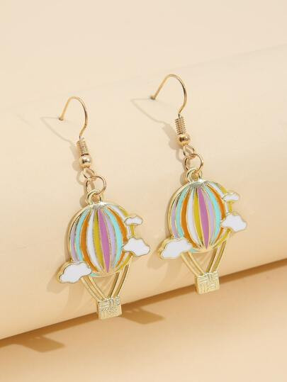 Hot Air Balloon Drop Earrings
   SKU: sj2109129222659805      
          (321 Reviews)
          ... | SHEIN