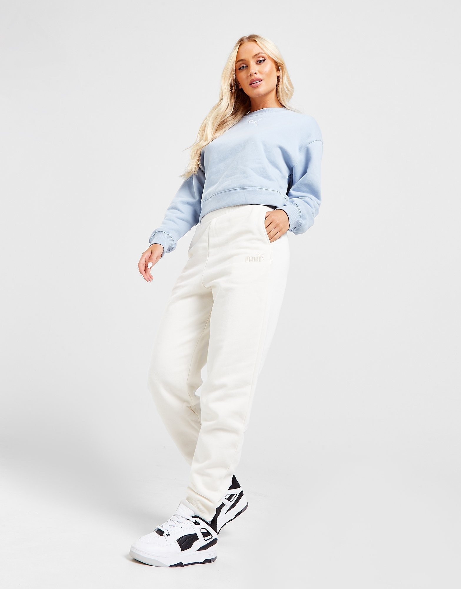 Puma Core Pantaloni della tuta Donna in Bianco | JD Sports | JD Sports (IT)