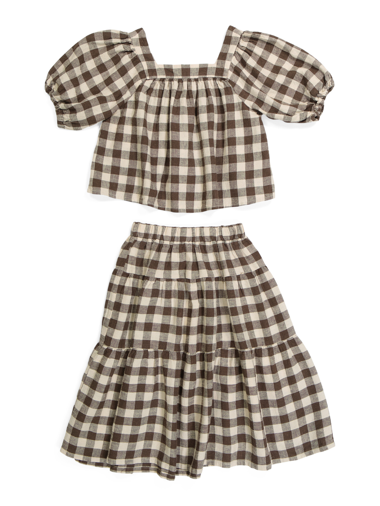 Girls Charcoal Check Collection | Toddler Girls (2t-5t) | Marshalls | Marshalls