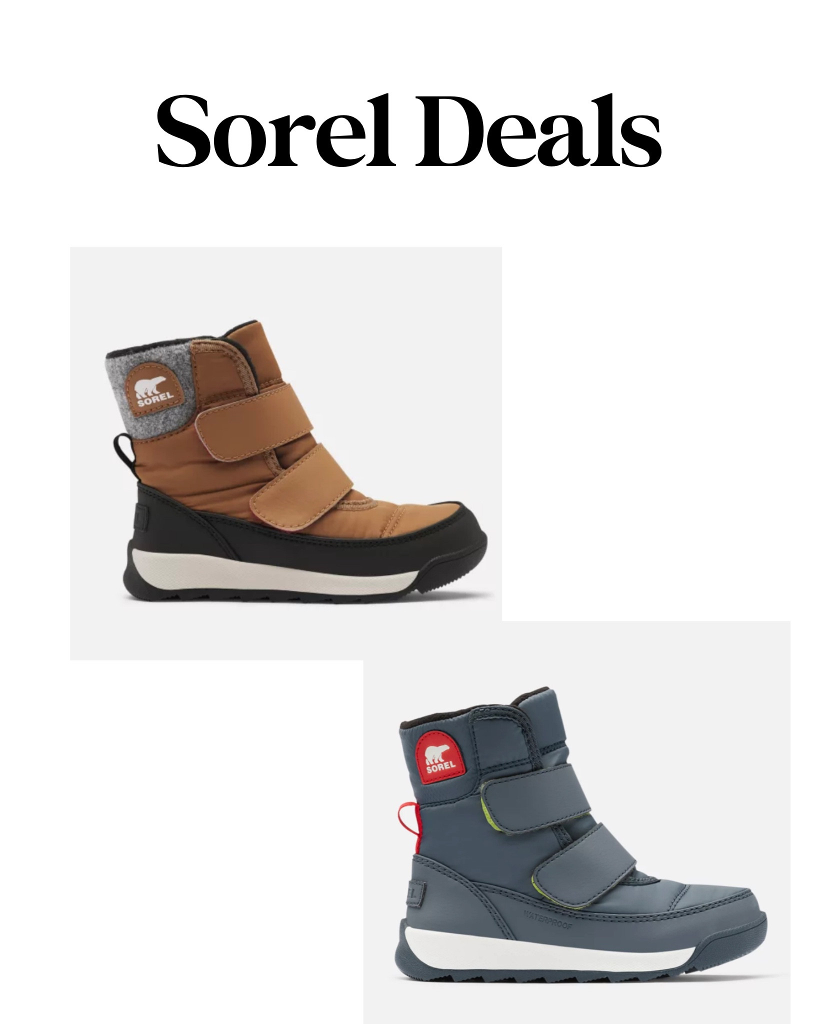 Love these for the littles! Waterproof Sorel toddler boots with no laces 💯 40% off! 

#LTKsalealert #LTKbaby #LTKGiftGuide