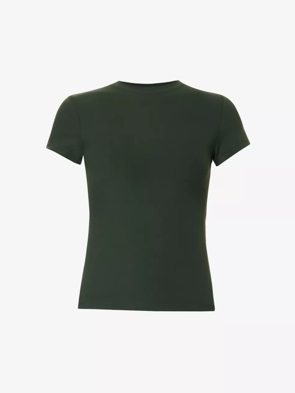 Ultimate slim-fit stretch-woven T-shirt | Selfridges