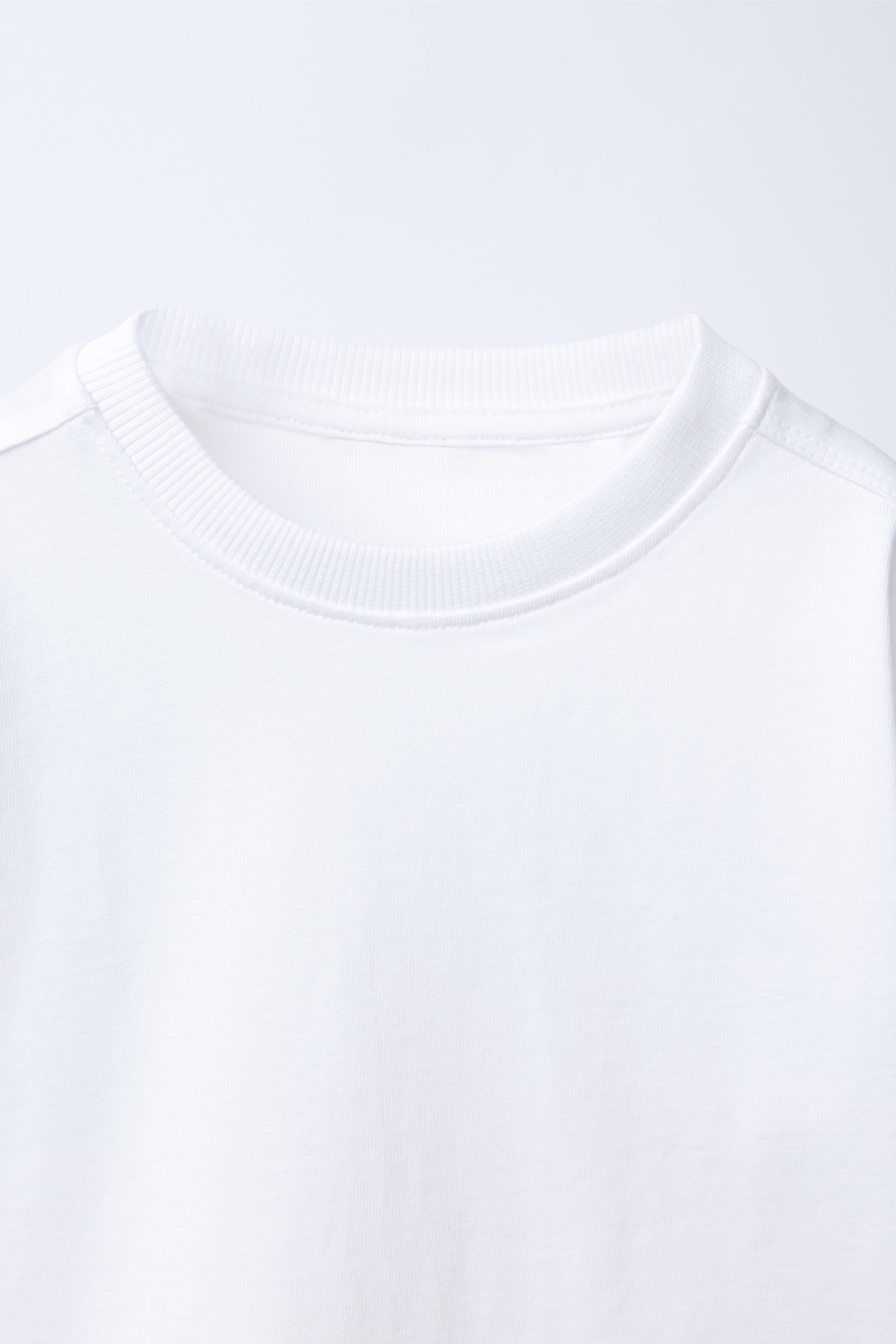 MEDIUM WEIGHT PLAIN T-SHIRT | Zara US