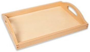 Amazing Child Montessori Small Quality Beech Wooden Tray (Internal Dimensions of Base = 11 x 7 in... | Amazon (US)
