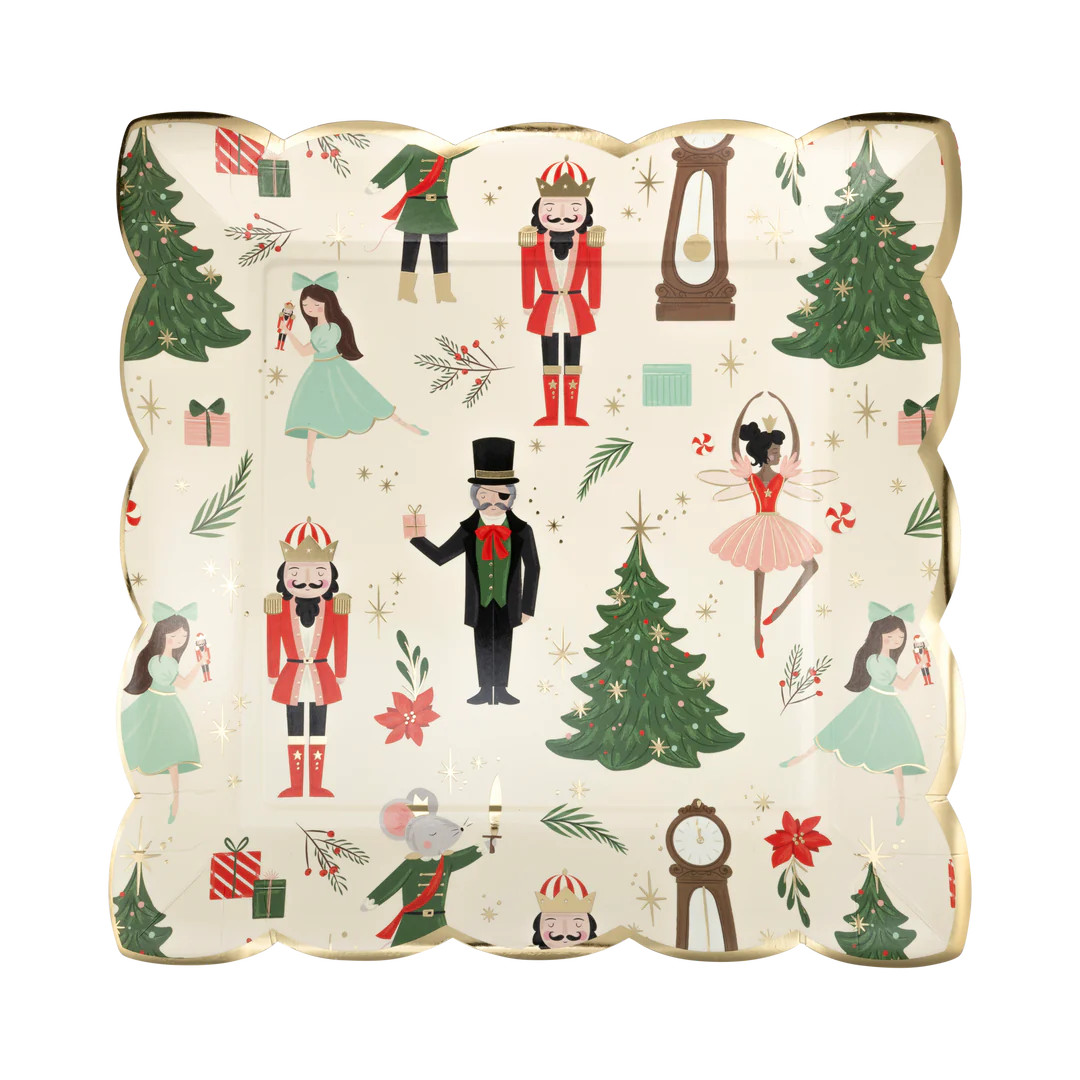 Nutcracker Pattern 9" Plate | My Mind's Eye