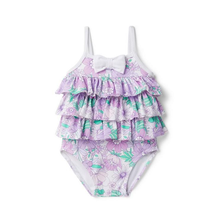 Baby Floral Ruffle Swimsuit | Janie and Jack
