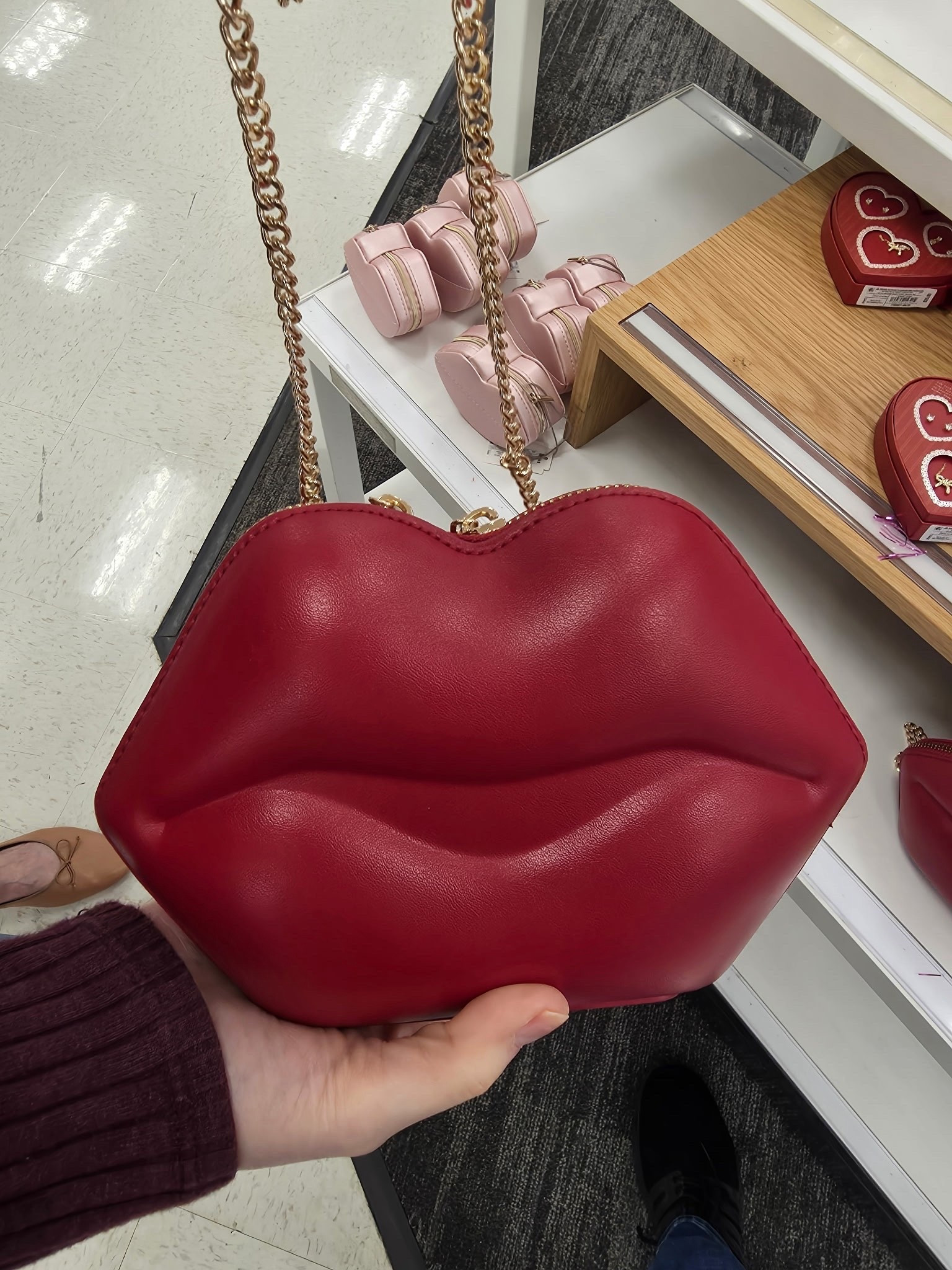 Found the cutest lip clutch that comes with a crossbody strap! Valentine’s Day  

#LTKSeasonal #LTKootd #LTKFindsUnder50