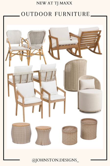 New Outdoor Furniture Finds From TJ Maxx

Outdoor Seating | Outdoor Chairs | Outdoor Storage Ottomans 

#LTKSaleAlert #LTKHome