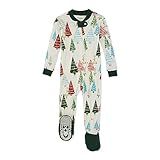 Burt's Bees Baby Girls Pajamas, Zip Front Non-slip Footed Pjs, 100% Organic Cotton and Toddler Sl... | Amazon (US)