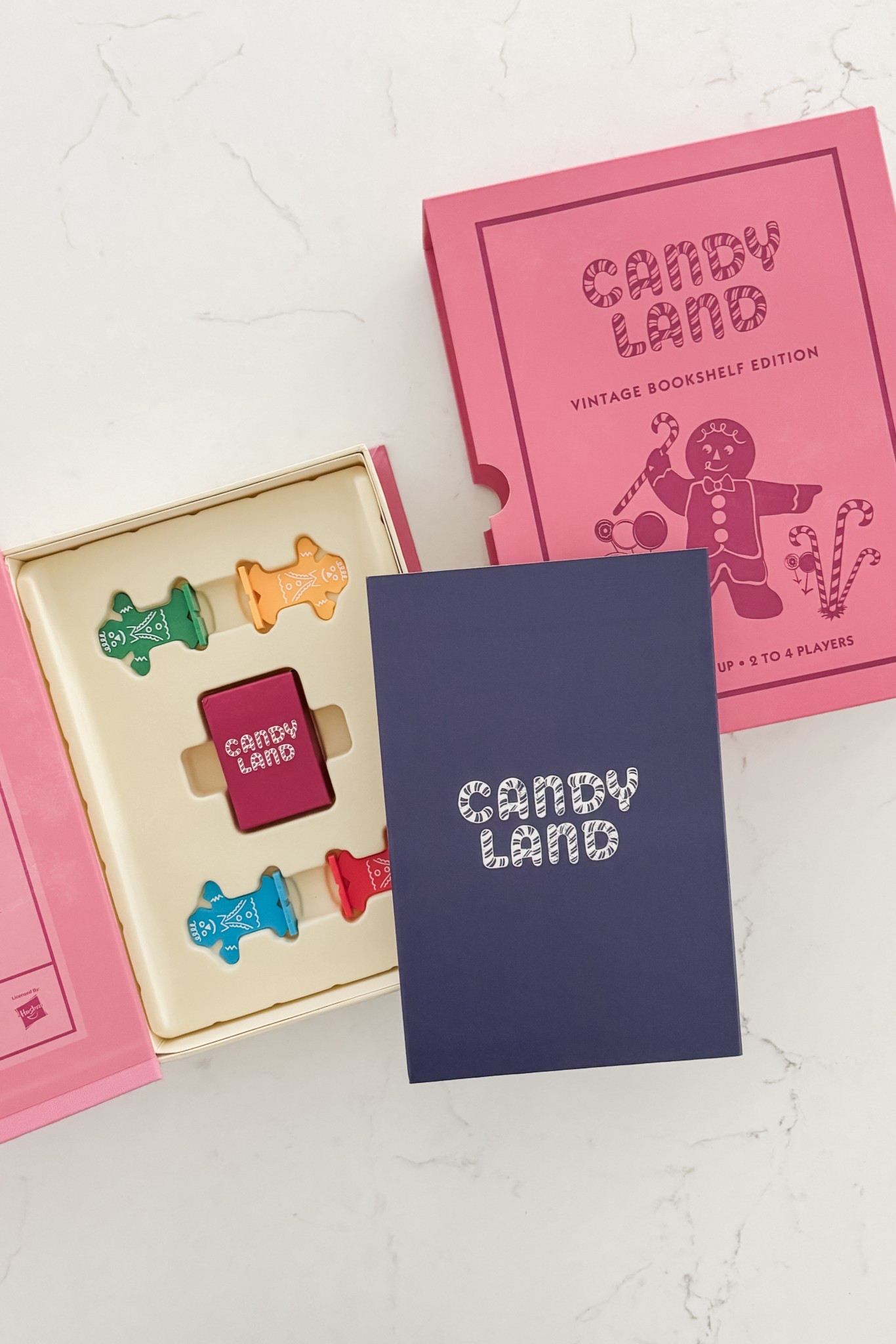 My husband and I have been talking about buying these vintage board games for years and now that Sophie is old enough to play (and has an interest 🤭) we decided to order a few to start our collection! CandyLand was an obvious first choice for our three year old — we also got the bundle that includes Chutes & Ladders and Sorry! We’re all excited for family game nights 💕