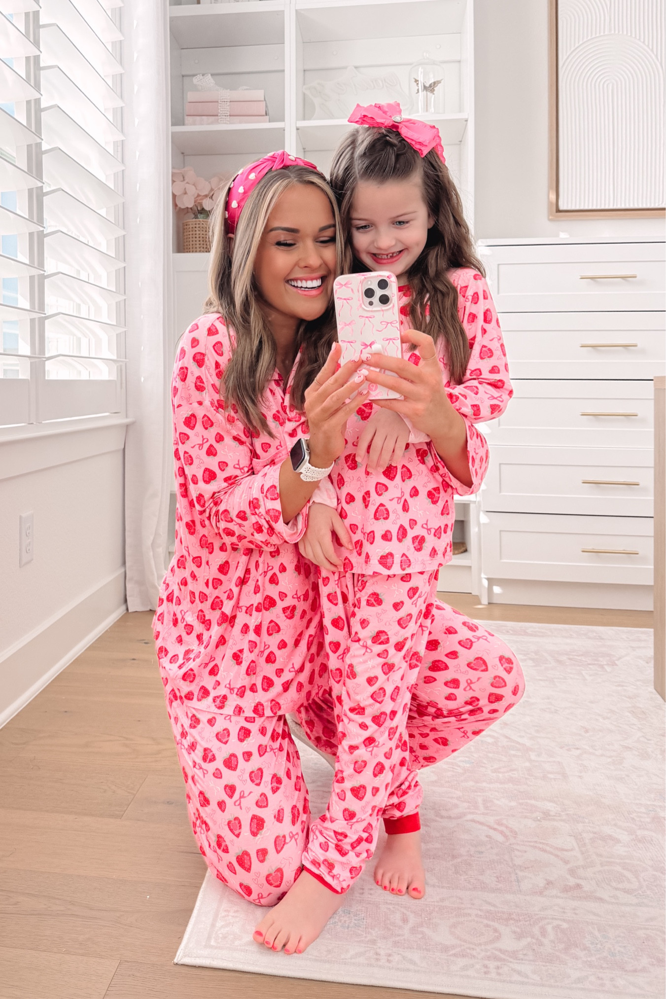 MOMMY + ME vday pjs ( that you can wear year round 😉 ) I always size Remi up one and these last her 2-3years from this brand!! I’m wearing a size small and they are super comfy + soft!! I’ll be living in these until further notice 😂 code: SIERRA gives you 20% off!!!

#LTKKids #LTKSaleAlert #LTKFamily