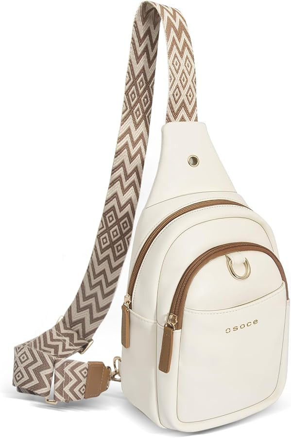 Teardrop Sling Bag for Women, Anti-Theft Crossbody Bag with Adjustable Strap, Matte PU Leather, F... | Amazon (US)