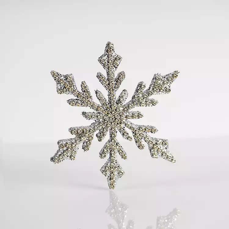 New! Bejeweled Snowflake Ornament, 6 in. | Kirkland's Home