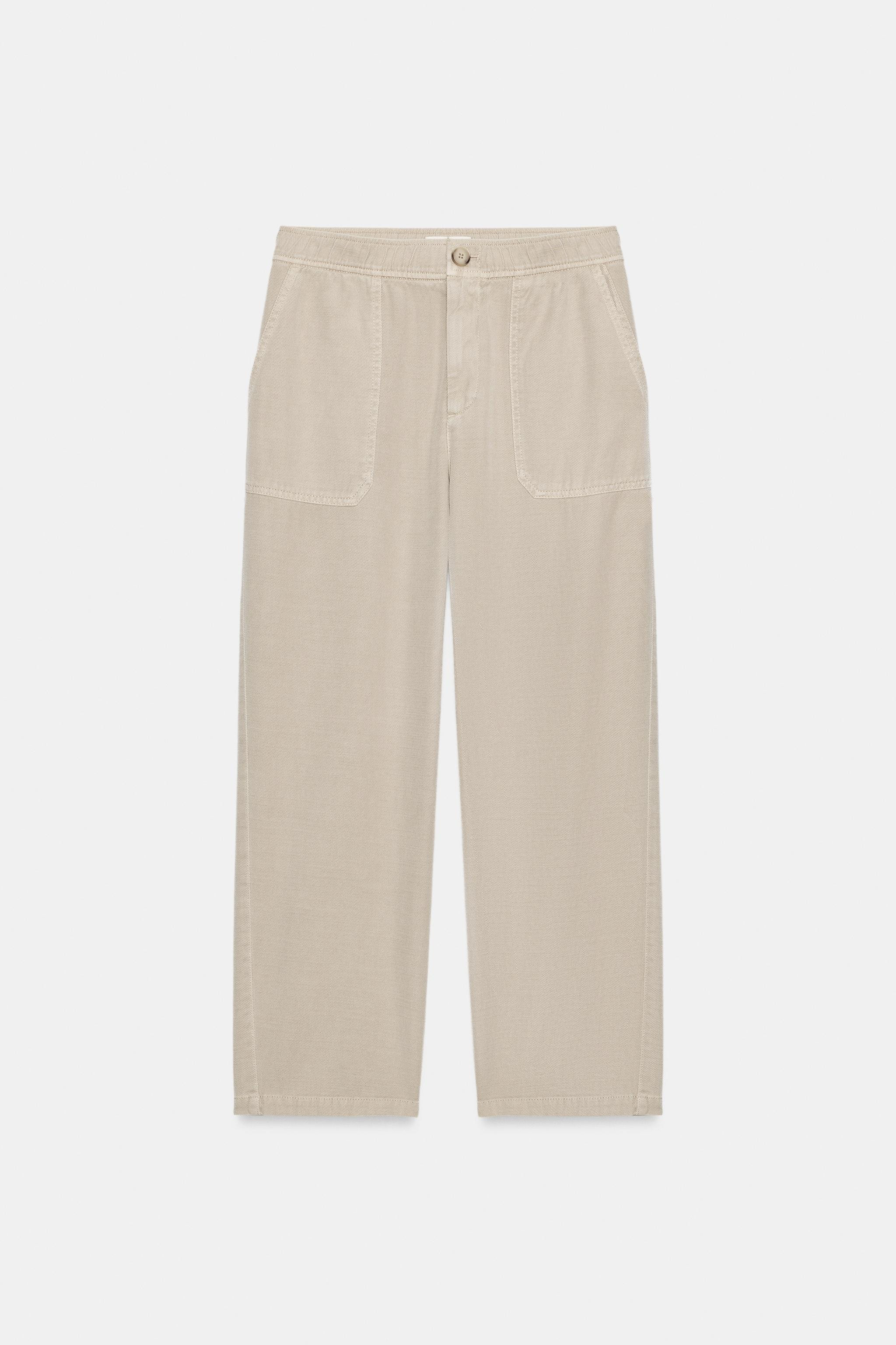 ELASTIC WAIST PANTS | Zara Canada