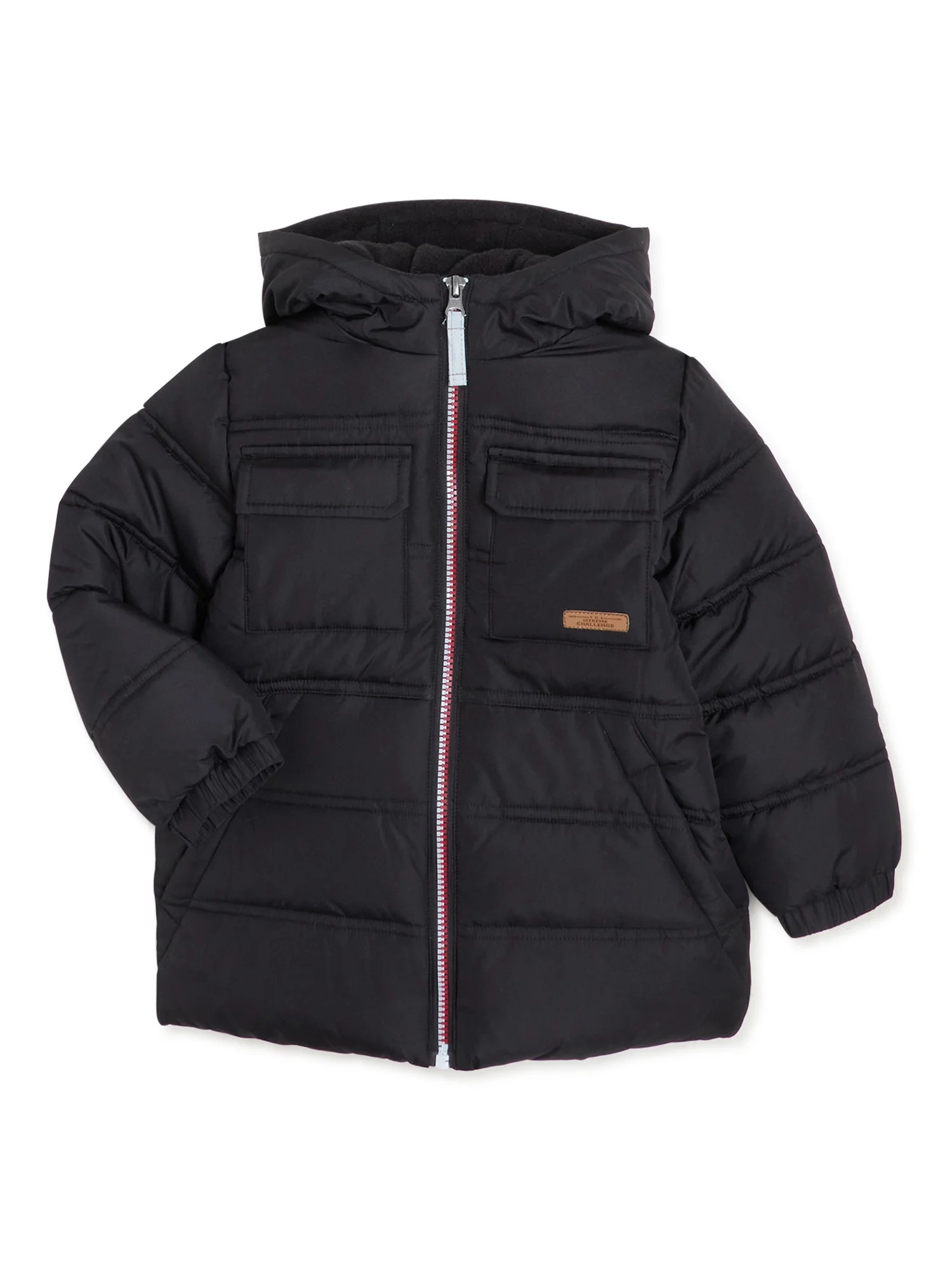 IXtreme Baby and Toddler Boys' Solid Puffer Jacket with Hood, Sizes 12M-4T | Walmart (US)