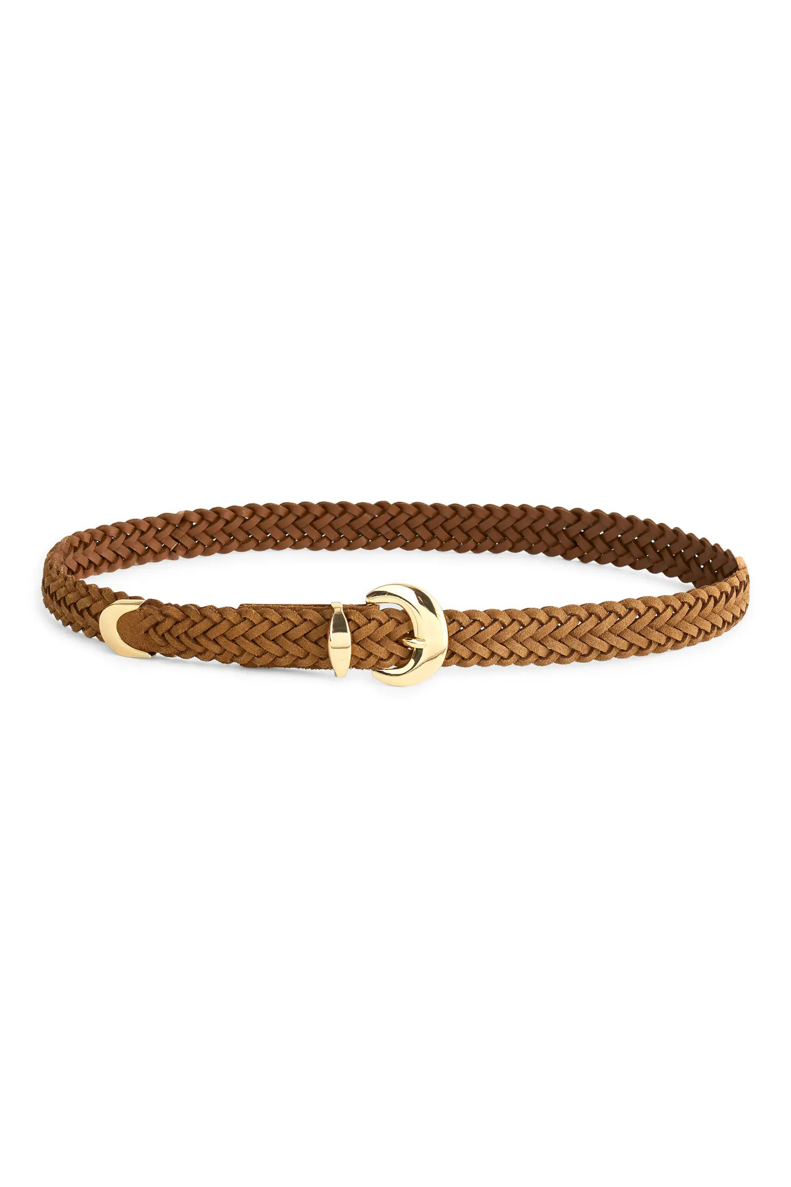 Domed Buckle Woven Suede Belt (Women) | Nordstrom | Nordstrom