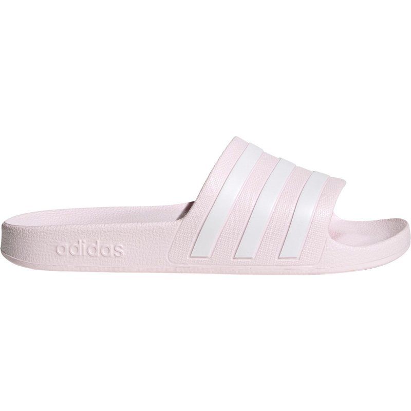 adidas Women's Adilette Aqua Sport Slides Almost Pink/White/Almost Pink, 7 - Soccer Slides at Academ | Academy Sports + Outdoors