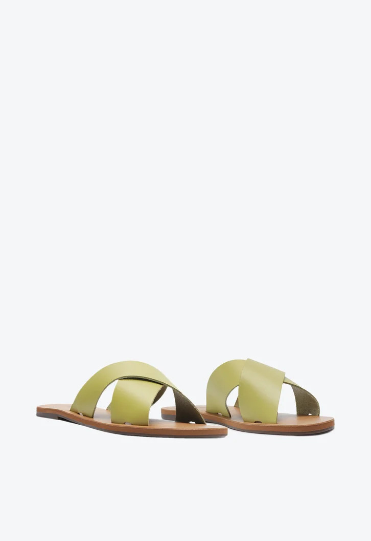 Rasteira Verde Anacapri Tiras Cruzadas | ZZ Mall (BR)