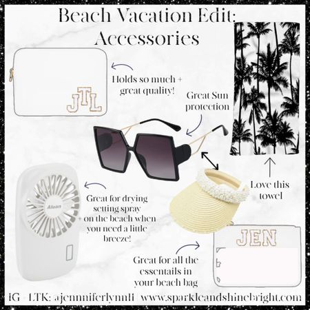 I love being organized + having everything I need on a trip. These are the essentials I bring on a beach trip to do just that 

#LTKSeasonal #LTKtravel #LTKFind