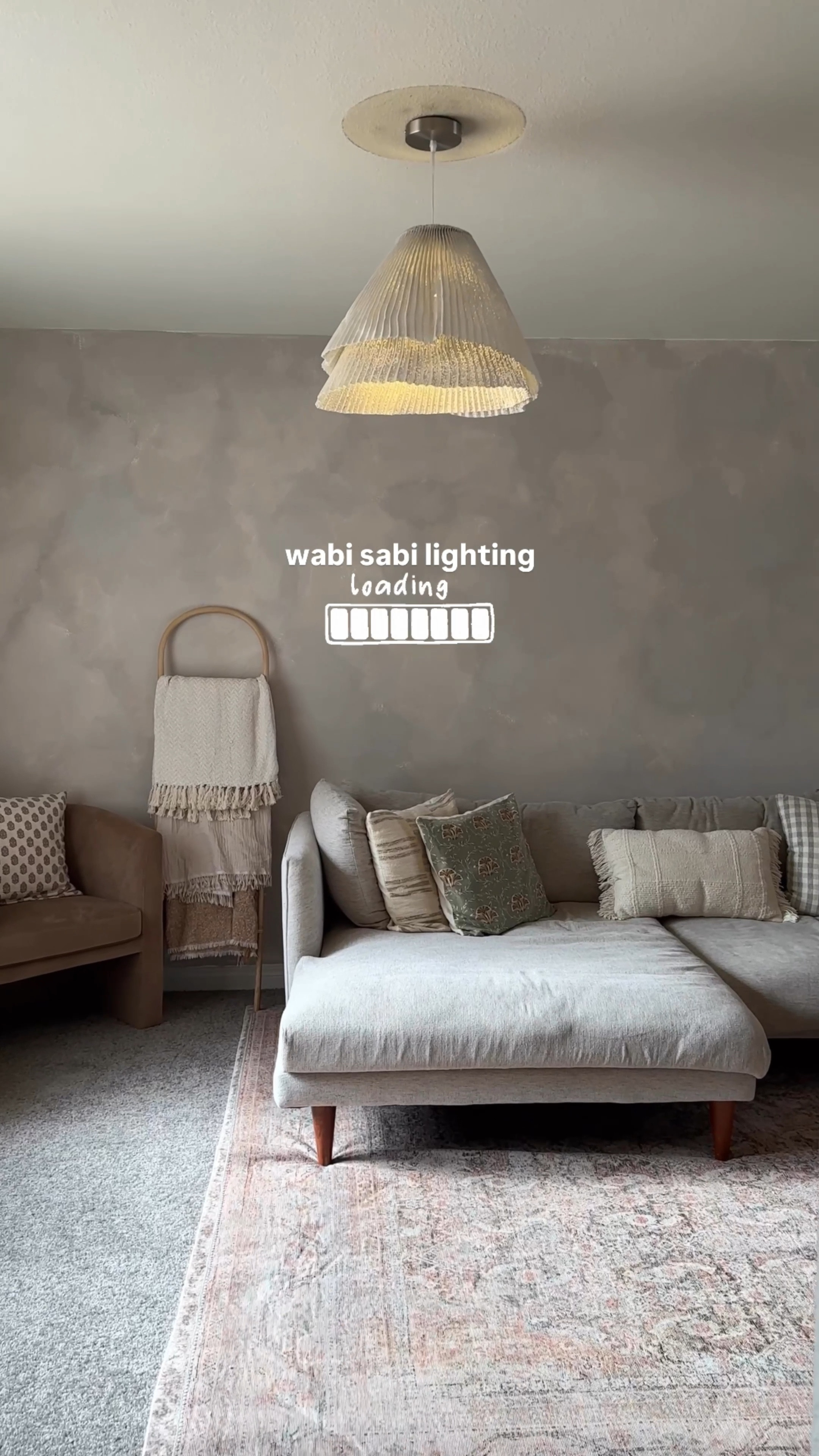 Gorgeous wabi sabi pendant light use code: SONGOFHOUSE for 10% off 💡✨ 

#LTKVideo #LTKSaleAlert #LTKHome