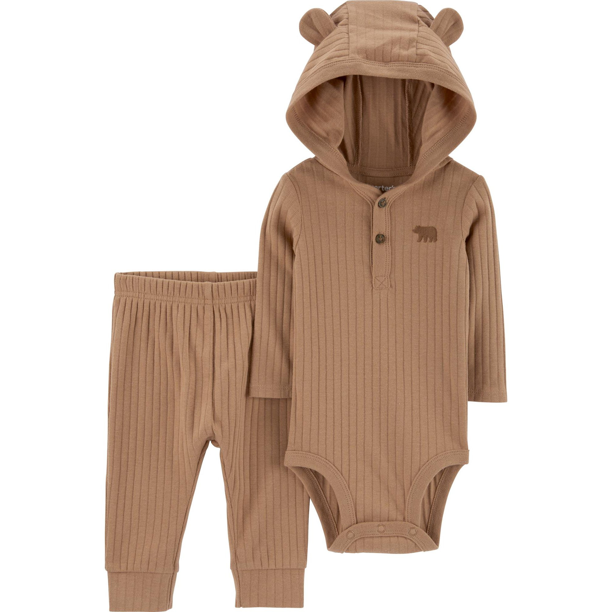 Carter's Child of Mine Baby Boy Hooded Outfit Set, 2-Piece, Sizes 0/3-24 Months | Walmart (US)