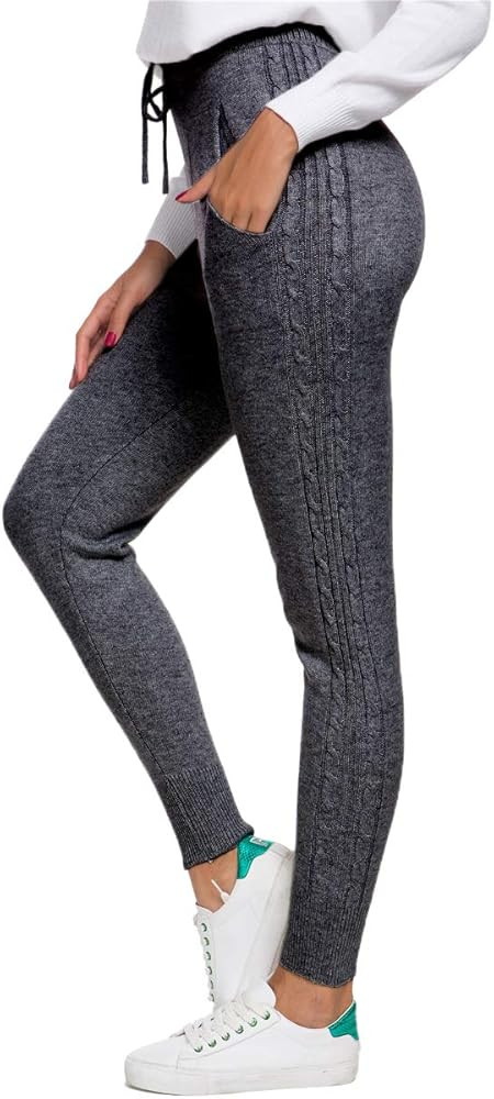 DAIMIDY Women's Cashmere Jogger Pants | Amazon (US)