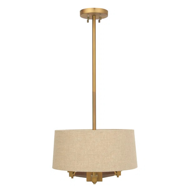 Seawell 3 - Light Statement Drum Pendant | Wayfair North America