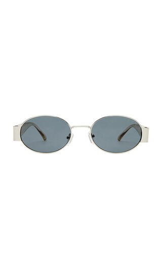 AIRE Mars Ii Sunglasses in Metallic Silver. | Revolve Clothing (Global)