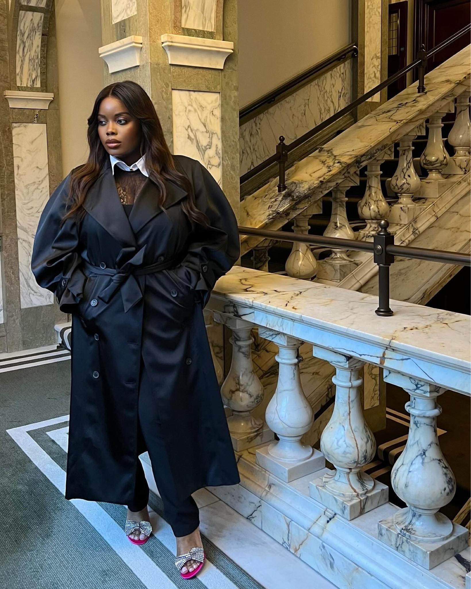 That trench is perfection #ootd #Elegantoutfit #Trenchcoat #outfitinspo #springootd 

#LTKstyletip #LTKSpringSale #LTKplussize