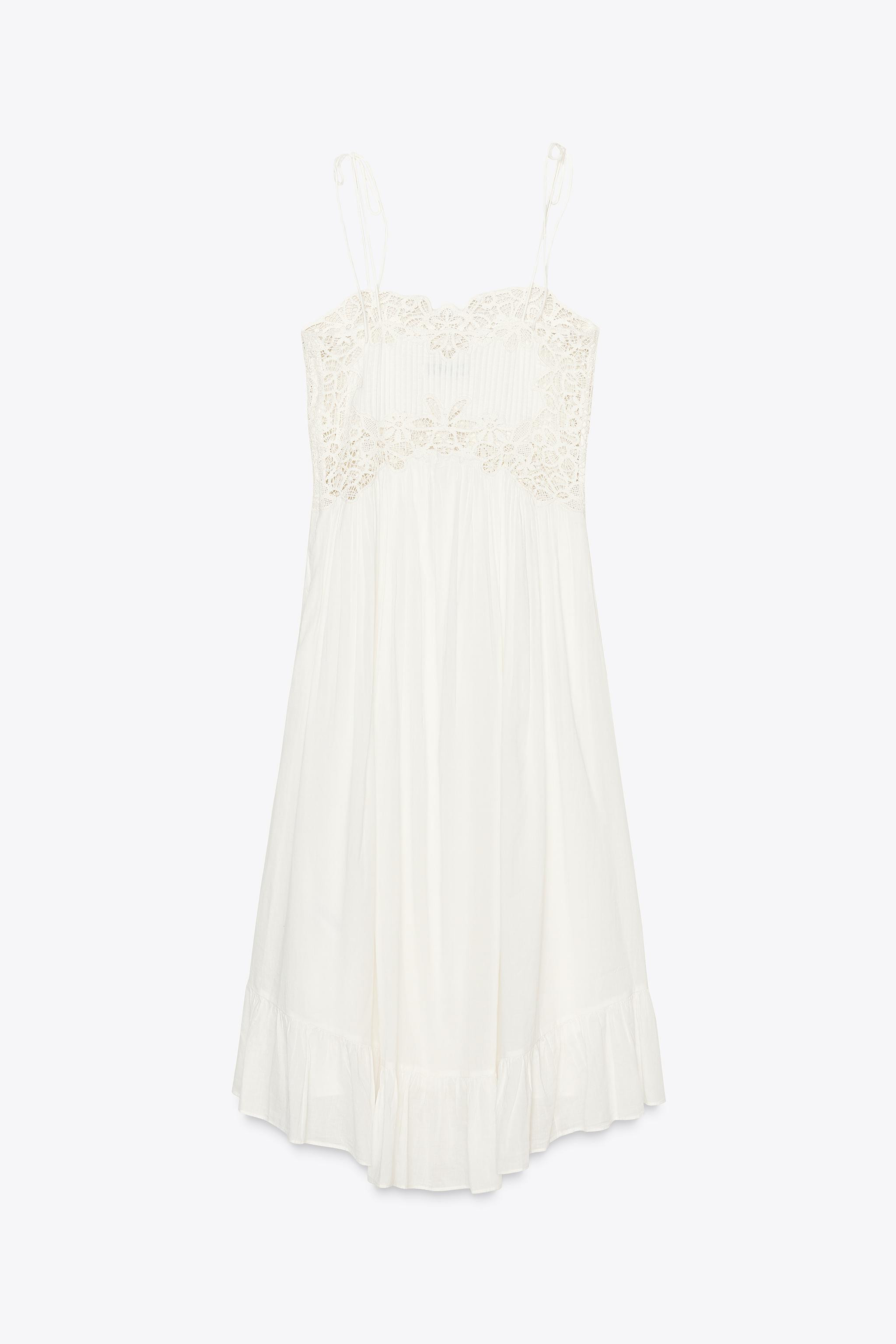 ZW COLLECTION EMBROIDERED DRESS | Zara US