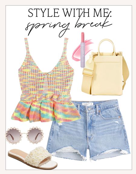 The cutest and most colorful spring break outfit! 

#springbreakstyle

Spring break style. Resort wear. Amazon resort wear. Best denim shorts  

#LTKfindsunder100 #LTKstyletip #LTKSeasonal